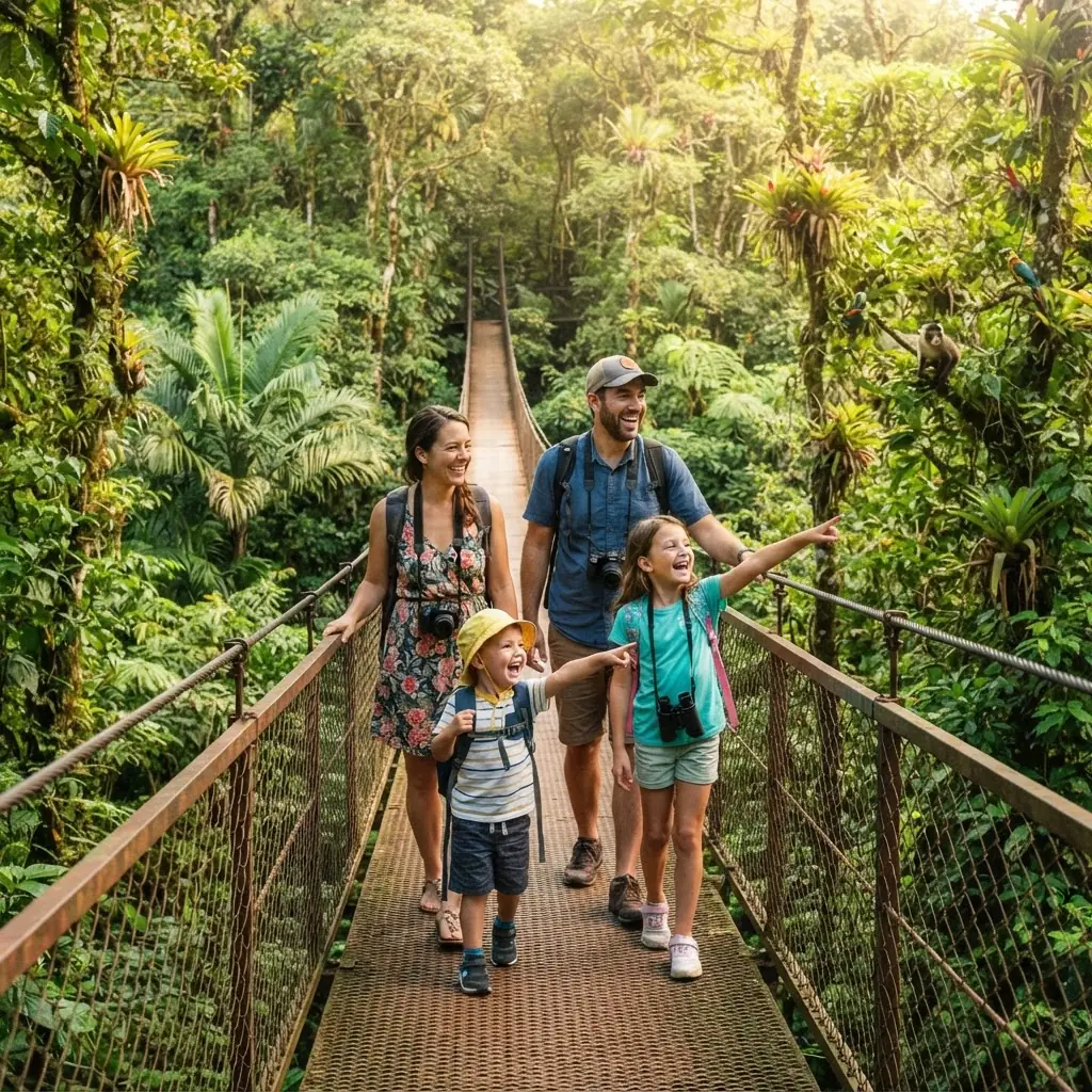 Consejos para viajar con niños en Costa Rica