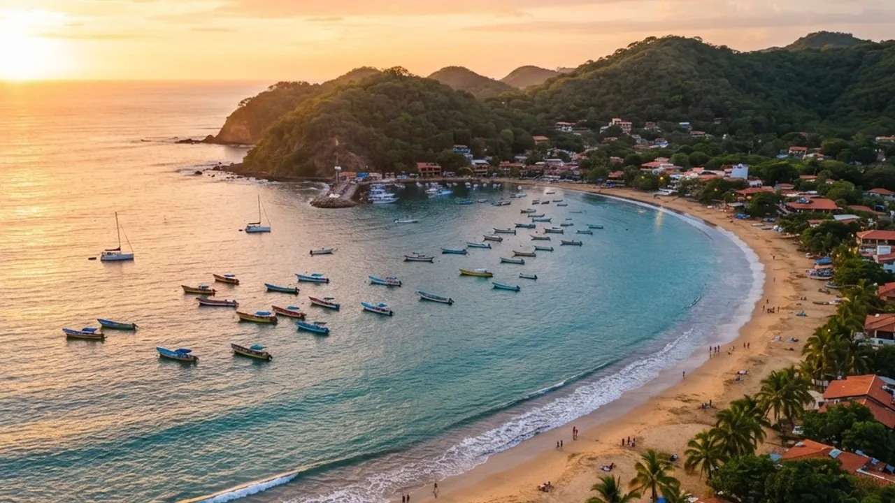 Bahía de San Juan del Sur, Nicaragua — traslado turístico desde Costa Rica