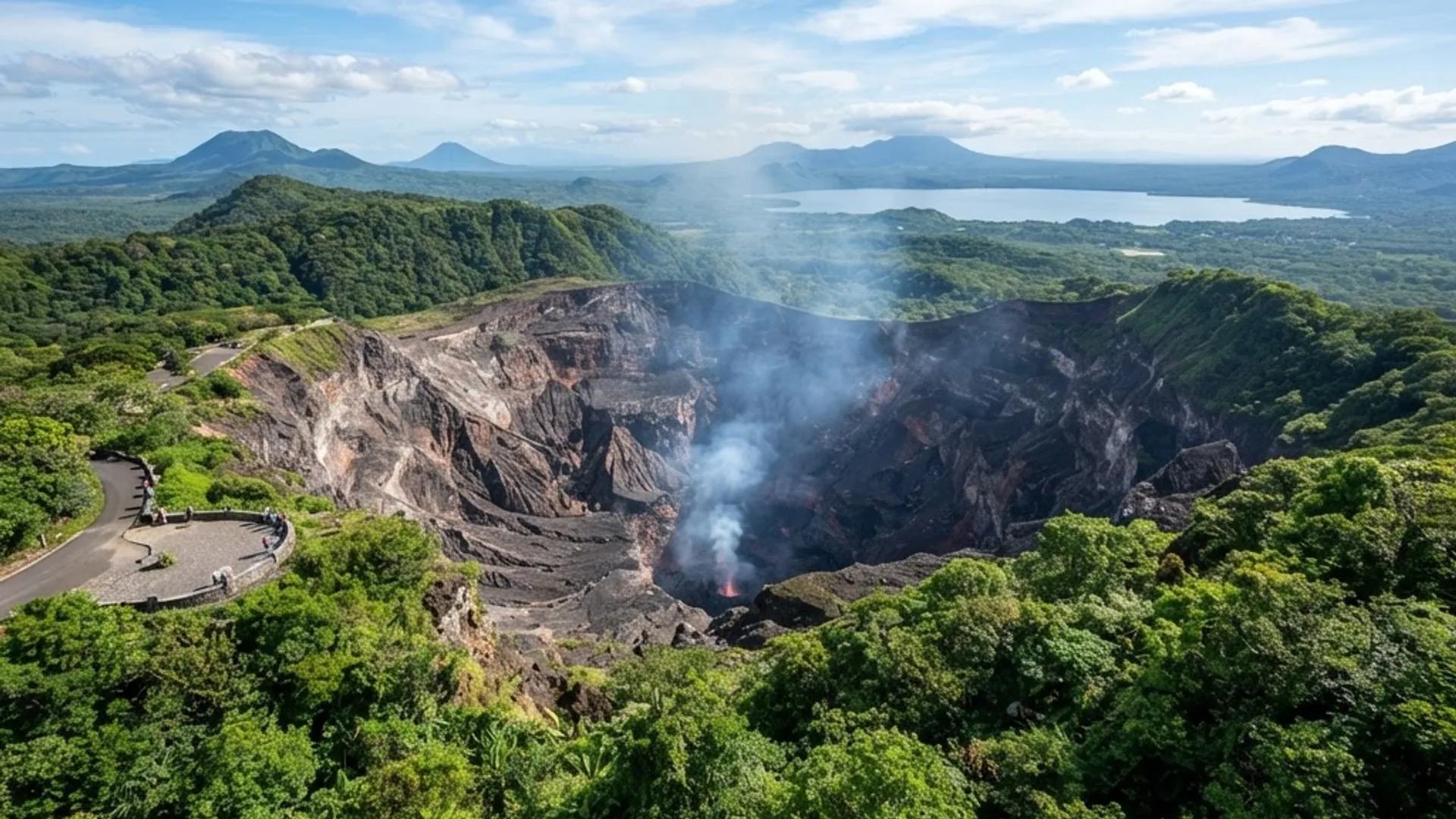 Volcán Masaya y su naturaleza, Nicaragua — destino de tours desde Costa Rica